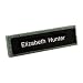 Green Acrylic Custom Laser Engraved Desk Bar, White Lettering, 2 x 8 (COS086971)