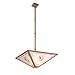 Cherry Tree Design L166-M.PFG / L166-M.PFG.FL Craftsman Pendant with Prairie Fused Shade in Cherry Bulb Type: Fluorescent