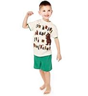 Pure Cotton Gruffalo Short Pyjamas