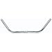 Wald 2.5-Inch Rise Touring Handle Bar, Chrome 25.4