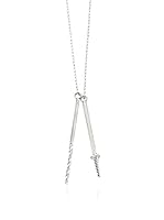 Noritamy Conjunto de cadena y colgante plata de ley 925 milésimas