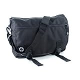 DadGear Messenger Diaper Bag - Black