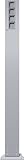 Gira 135626 Energies&auml;ule H&ouml;he 1600mm, 4 Leereinheiten Farbe Alu