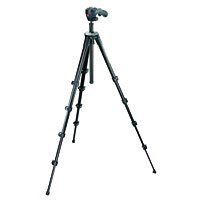 Bogen - Manfrotto Modo Maxi Black Tripod Legs with Hybrid Joystick Ball Head with Manfrotto MBAG Tripod Bag