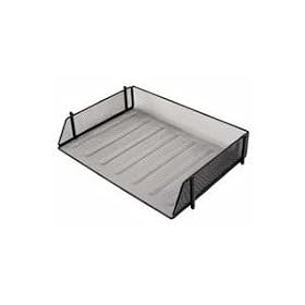 HM10111 Spaceworx Mesh Side-Loading Letter Tray Black 10111