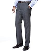 Big & Tall Active Waistband Flat Front Lightweight Trousers