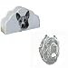 Mastiff Neapolitan Napkin Holder, Porcelain by Rosalinde