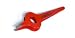 Beauty : Tweezerman Wide Grip Slant Tweezer - Red 1217-CR