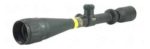 BSA Optics Contender Rifle Scope 4 16X 40 Duplex Matte Black 1 4 Sun Shade AO  TT 0.125MOA