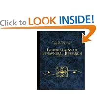 Foundations of Behavioral Research (Kerlinger, Foundations of Behavioral Research)