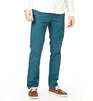 North Coast Pure Cotton Slim Fit Straight Leg Chinos