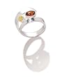 Multicolor Amber Wrap Around Ring