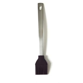 Orka 15-Inch Stainless Steel Handle and Silicone Basting Brush, Black by ORKA