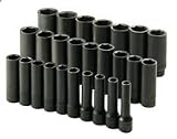 Review Sk Hand Tool Corp  / 1/2 In Drive 6 Pt Deep Metric Impact Socket Set - 26 Piece