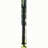 Add-A-Fence Steel Fencing - Fence Post Only (Black) (6
