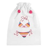 Wet Bathing Suit Bag, Bikini Palm Beach, by Zazendi