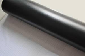 High-quality high-grade seal sticker "leather upholstery leather seat" car wrapping vinyl 122cm x 30cm black leather style TARO WORKS