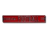 NEBRASKA CORNHUSKERS NEBRASKA FOOTBALL DR AUTHENTIC METAL STREET SIGN (6 X 36)