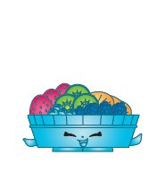Shopkins Season 2 #2-041 Fifi Fruit Tart (Rare)