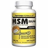 MSM Sulfur 1000 mg by Jarrow 200 Capsules