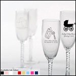 Personalized Champagne Flute