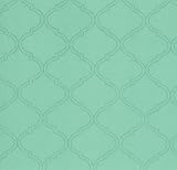 Moda Tula Pink Plume Bird Cage Trellis Aqua