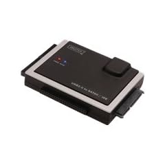 DIGITUS USB2.0 Adapterkabel auf SATA und IDE fuer 6,4cm 2,5Zoll + 8,9cm 3,5Zoll HDD inkl. Netzteil