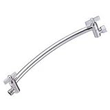 Danze D481170 13-Inch Curved Adjustable Shower Arm, Chrome