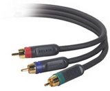 BELKIN PUREAV AV21000B03 3FT COMPONENT VIDEO CABLE 3RCA/3RCA