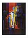 Stadt Bei Nacht Decorative Art Poster Print by Ton Schulten, 24x32