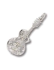 Guitar W/Strings Charm