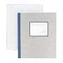 Lab Notebook, 4x4 Quad, 200 Sheets, 8 1/2"x11", Gray (RED43644) Category: Ruled and Subject Notebooks