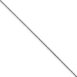 Sterling Silver .6mm Box Chain 9