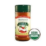 Cajun Organic Seasoning Blend - Salt Free Seasoning, 2.08 oz,(Frontier)