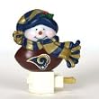 St. Louis Rams 5" Snowman Night Light - NFL Football