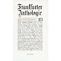 Frankfurter Anthologie. Gedichte und Interpretationen: Zehnter Band: BD 10
