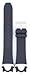 Citizen Watch Band Original 20mm Rubber with Metal Tabs