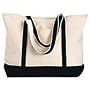 Harriton Contrast Tote Bag