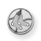 Sterling Silver Boston Red Sox Tie Tac W/Socks