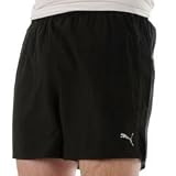 Puma P M Run Baggy Shorts Black Medium
