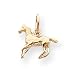 14k Polished Horse Charm