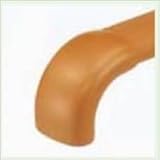 LIXIL TOEX　グリップライン　歩行補助手すり　だ円手すり用　端部キャップR　【リクシル】 アルミカラー　マイルドブラック