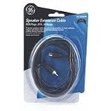 GE 22640 24 Gauge RCA Plugs Speaker Wire (20 Feet) (Discontinued by Manufacturer)