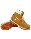 Wheat/white Nubuck 6 Inch Boot