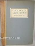 Gertrude Stein : a bibliography
