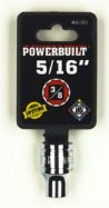 Powerbuilt Socket, 5/16 x 3/8Dr