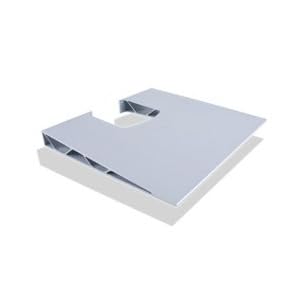 Telehook Cable Manager Shelves Silver Incl 2 Shelves All Hardware