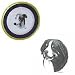 Bernese Mountain Dog 10' Cobalt Plate, Porcelain by Rosalinde (10' diameter)