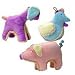 PUFFY PASTEL PALS W/PIPING ) - 9 Inch - Assorted