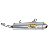 01-12 KAWASAKI KX85: FMF TURBINECORE 2 SPARK ARRESTOR SILENCER - 2-STROKE (SILVER) by FMF